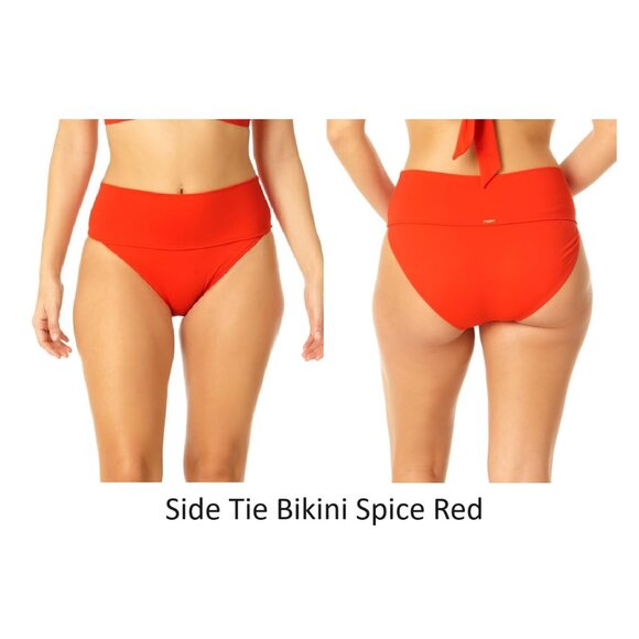 NWT Anne Cole Women's Side Shirred Bikini Bottoms Multicolor XS-20W $70 12HL380 - Picture 2 of 10